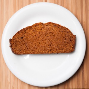 Slice of gingerbread.