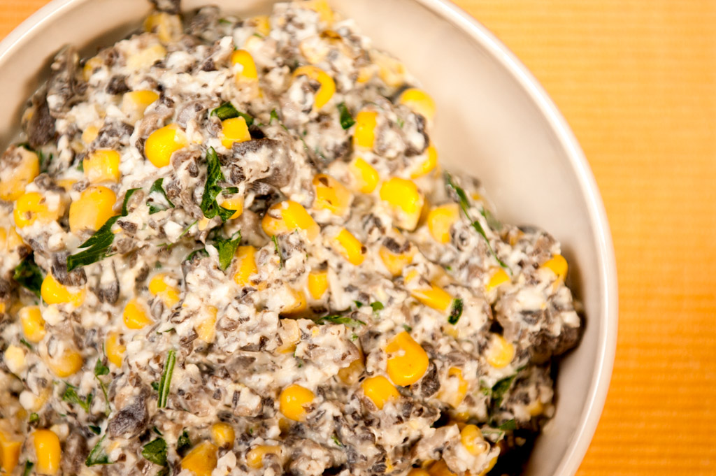 mushroom salad bowl