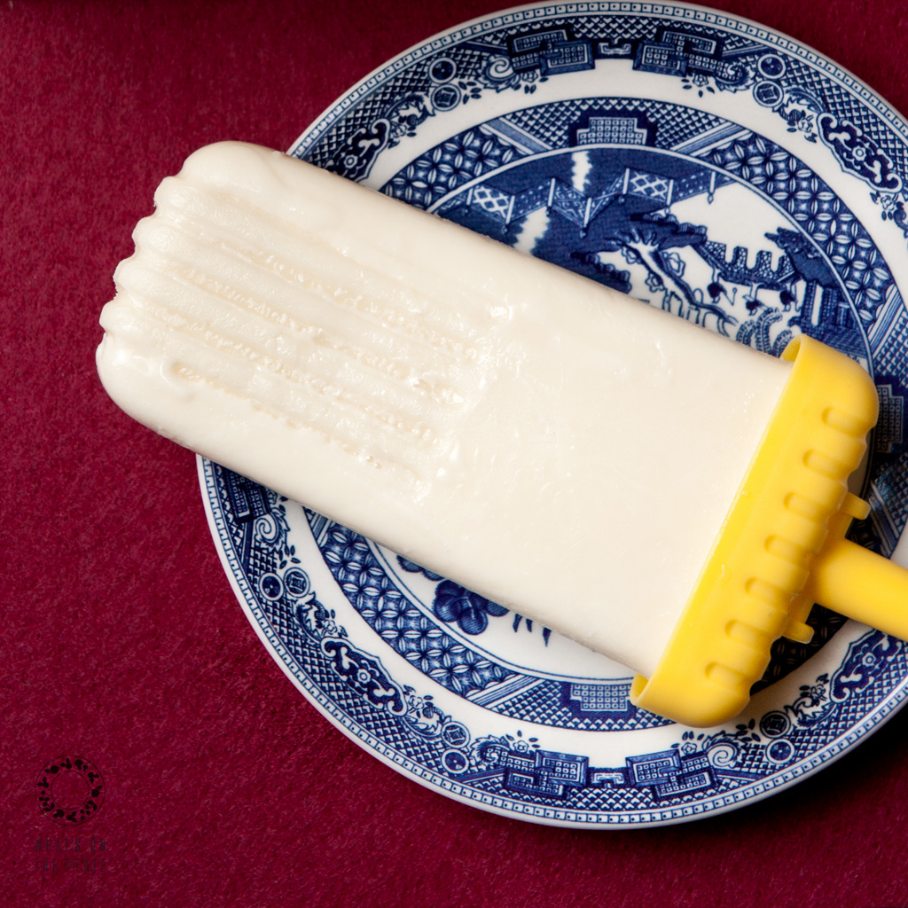 Coconut ice pop