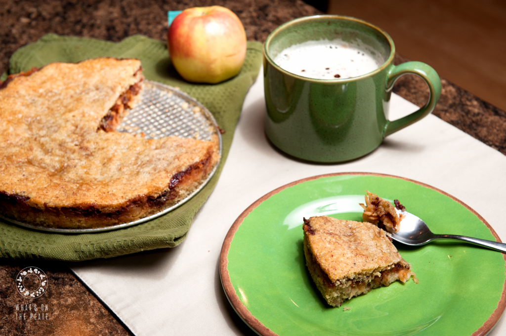 Swedish apple tart