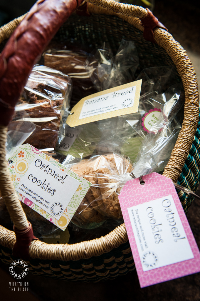 basket with treats