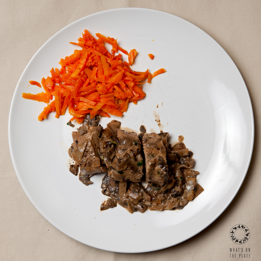 Pork tenderloin with mushrooms