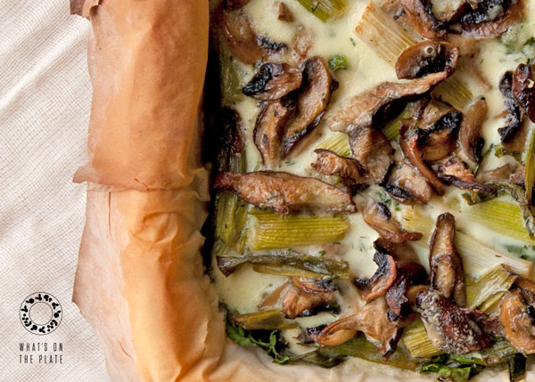 Spinach-Mushroom-tart