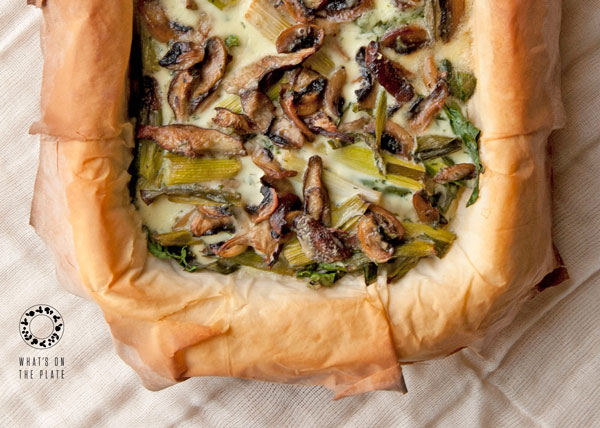 Spinach-Mushroom-tart