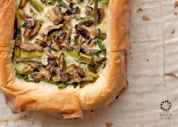 Spinach-Mushroom-tart
