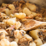 <a href="http://www.whatsontheplate.com/potatoes-with-bacon-and-onions/">Potatoes with Bacon and Onions</a>