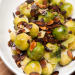 <a href="http://www.whatsontheplate.com/brussels-sprouts-with-garlic-and-almonds/">Brussels Sprouts with Garlic and Almonds</a>