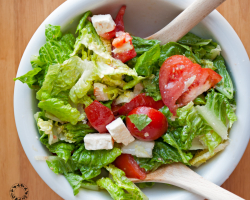 Easy Peasy Romaine Lettuce Salad